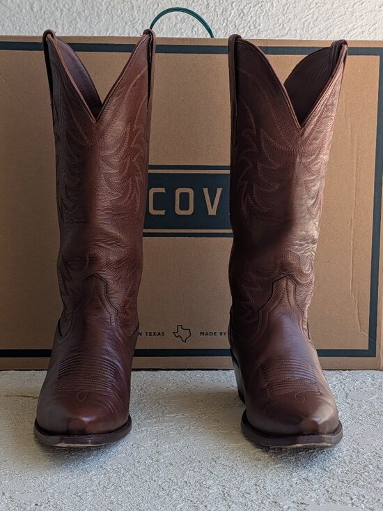 Tecovas Shoes - Tecovas The Annie Women's Snip Toe Western Boots in Sequoia (Brown), size 8.5